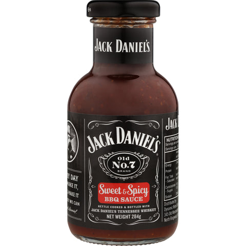 Jack Daniels Spiced BBQ Sauce 284g x 6 Pack